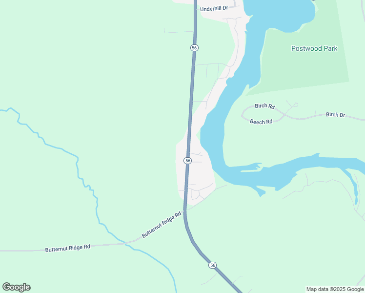 map of restaurants, bars, coffee shops, grocery stores, and more near 5551 Highway 56 in Potsdam