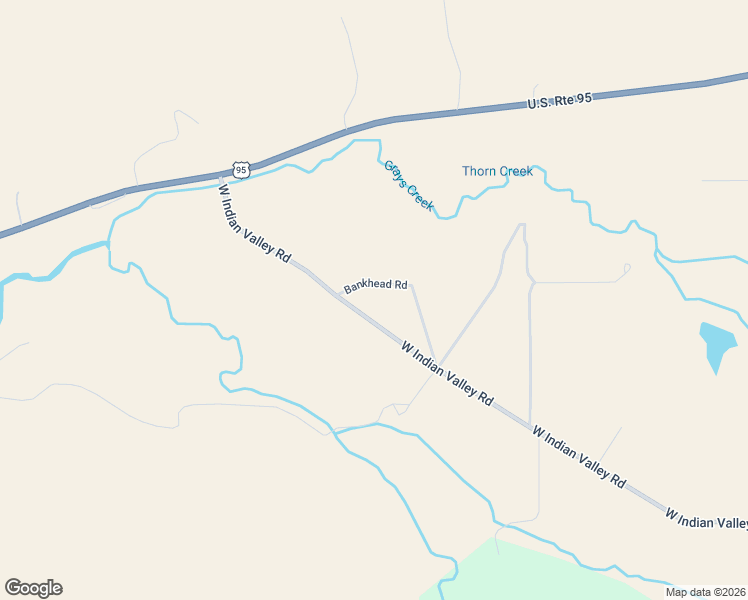 map of restaurants, bars, coffee shops, grocery stores, and more near 1070 West Indian Valley Road in Indian Valley