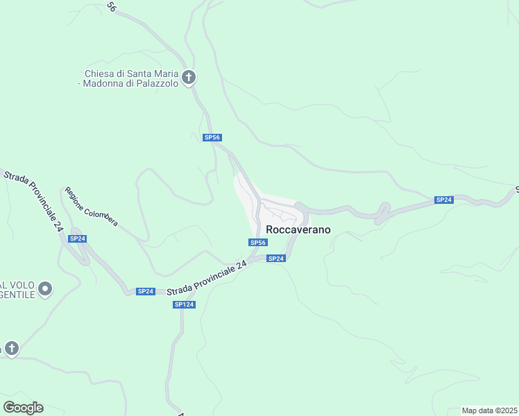 map of restaurants, bars, coffee shops, grocery stores, and more near 38 Via Roma in Roccaverano