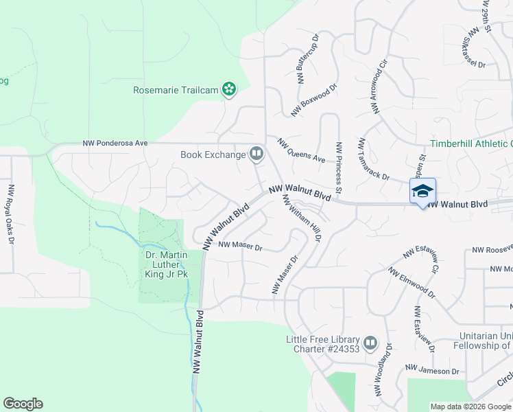 map of restaurants, bars, coffee shops, grocery stores, and more near 4778 Northwest Amanda Place in Corvallis