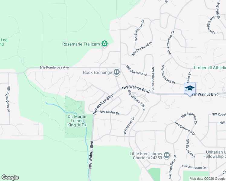 map of restaurants, bars, coffee shops, grocery stores, and more near 4778 Northwest Amanda Place in Corvallis
