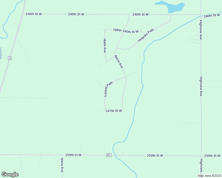 map of restaurants, bars, coffee shops, grocery stores, and more near 24585 Iceland Path in Lakeville