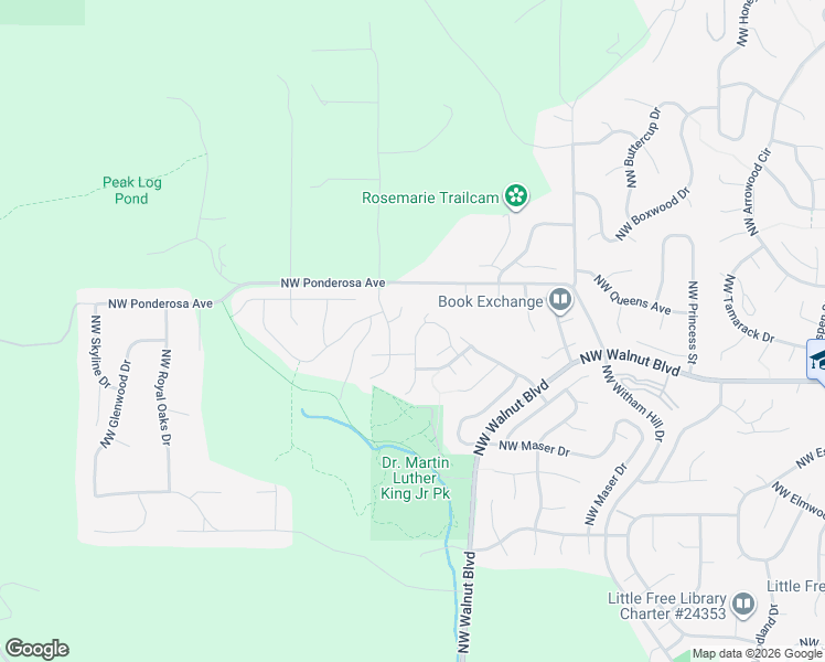 map of restaurants, bars, coffee shops, grocery stores, and more near 4943 Northwest Lavender Circle in Corvallis