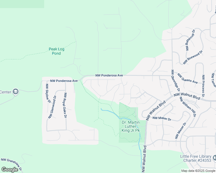 map of restaurants, bars, coffee shops, grocery stores, and more near 5248 NW Torchcrest Pl in Corvallis