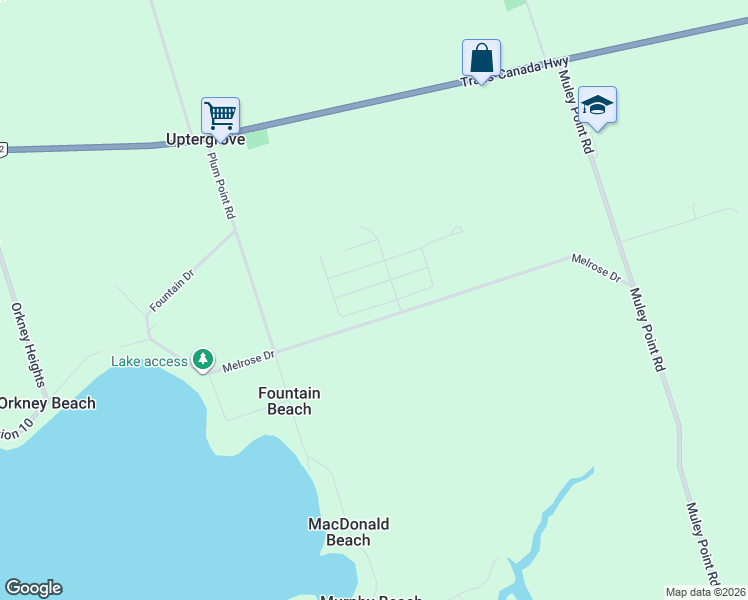 map of restaurants, bars, coffee shops, grocery stores, and more near 8 Sinclair Crescent in Fountain Beach