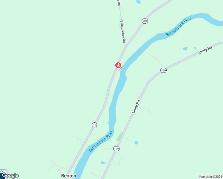 map of restaurants, bars, coffee shops, grocery stores, and more near 145 Bangor Road in Benton