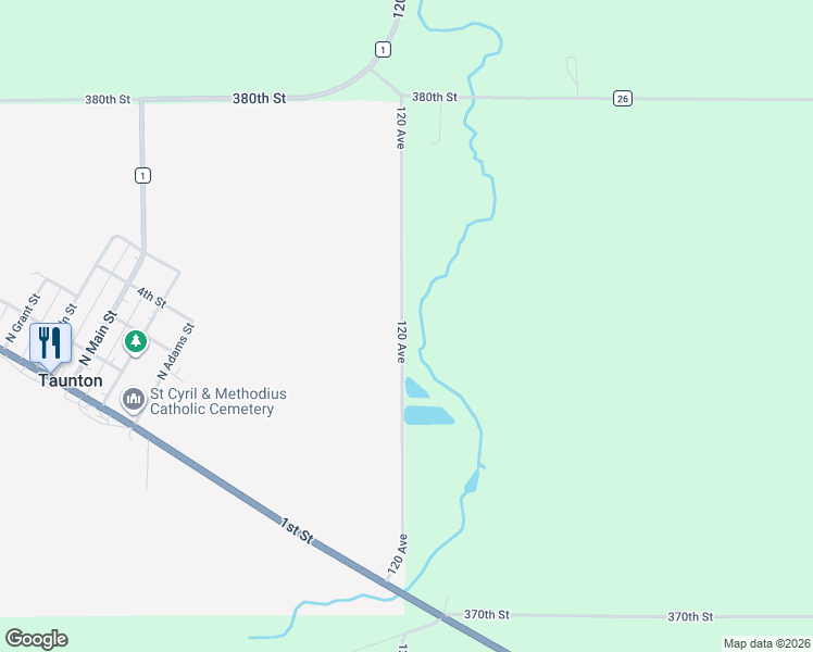 map of restaurants, bars, coffee shops, grocery stores, and more near in Taunton