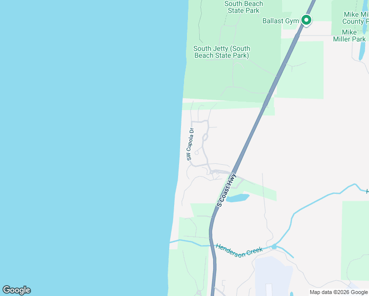 map of restaurants, bars, coffee shops, grocery stores, and more near 5952 Southwest Cupola Drive in Newport