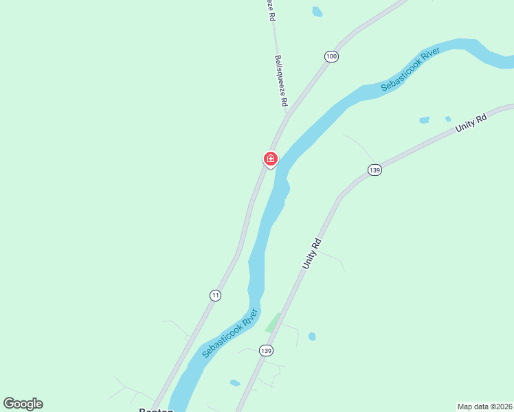 map of restaurants, bars, coffee shops, grocery stores, and more near 145 Bangor Road in Benton