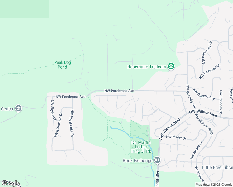 map of restaurants, bars, coffee shops, grocery stores, and more near 5248 NW Torchcrest Pl in Corvallis