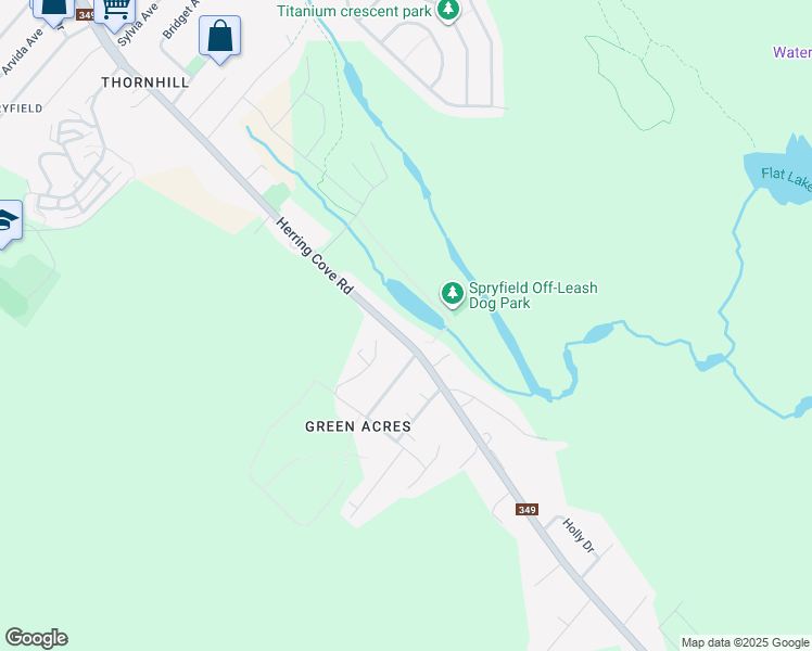 map of restaurants, bars, coffee shops, grocery stores, and more near 606 Herring Cove Road in Halifax