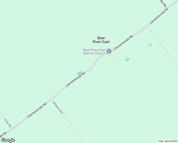 map of restaurants, bars, coffee shops, grocery stores, and more near 2635 Clementsvale Road in Bear River