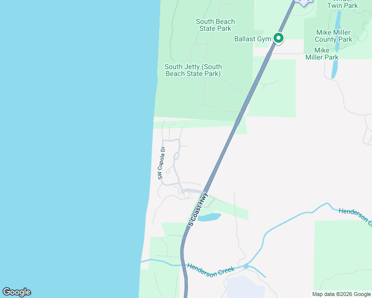 map of restaurants, bars, coffee shops, grocery stores, and more near SW 59th St in Newport