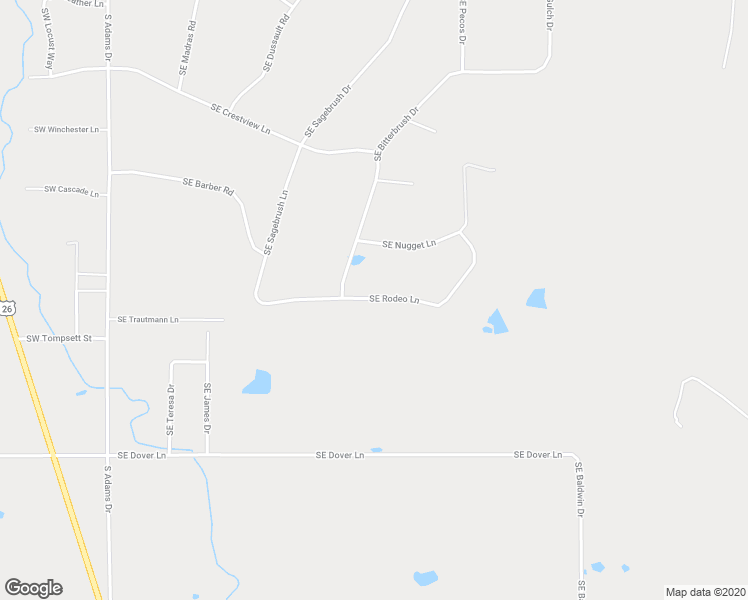 map of restaurants, bars, coffee shops, grocery stores, and more near 554 Southeast Rodeo Lane in Madras