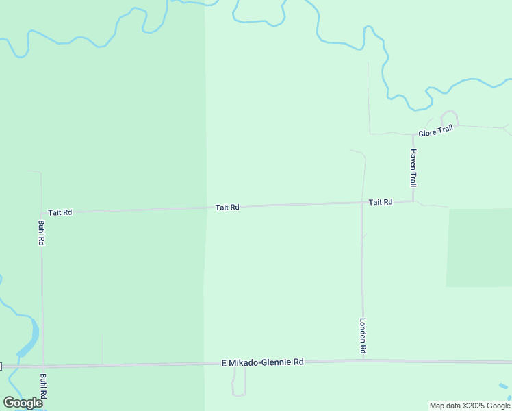 map of restaurants, bars, coffee shops, grocery stores, and more near 816 Tait Road in Mikado