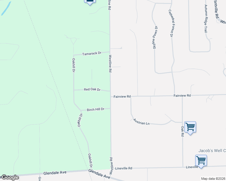 map of restaurants, bars, coffee shops, grocery stores, and more near 2100 Westline Road in Green Bay