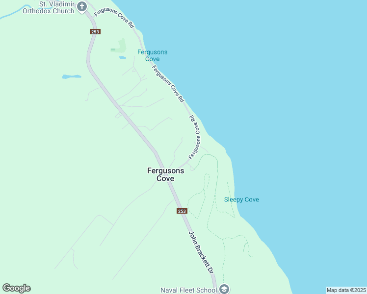 map of restaurants, bars, coffee shops, grocery stores, and more near 3560 Purcells Cove Road in Fergusons Cove