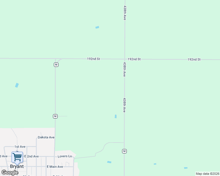 map of restaurants, bars, coffee shops, grocery stores, and more near in Bryant