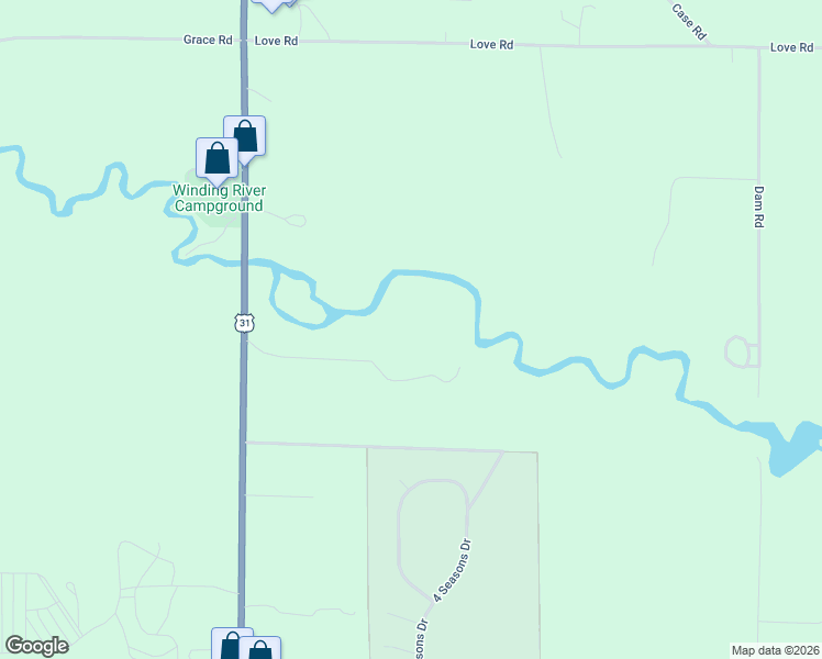map of restaurants, bars, coffee shops, grocery stores, and more near in Benzonia