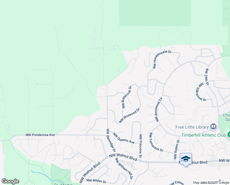 map of restaurants, bars, coffee shops, grocery stores, and more near 3335 Northwest Glenridge Drive in Corvallis
