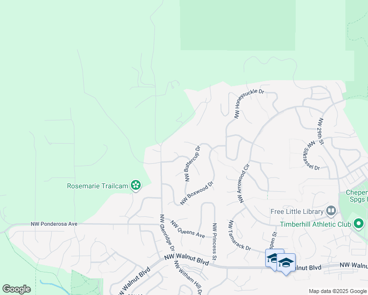 map of restaurants, bars, coffee shops, grocery stores, and more near 4177 Northwest Widgeon Place in Corvallis