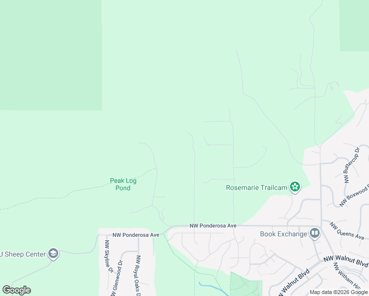 map of restaurants, bars, coffee shops, grocery stores, and more near 3440 Northwest Covey Run in Corvallis