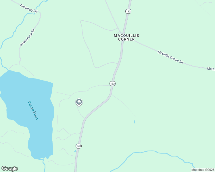 map of restaurants, bars, coffee shops, grocery stores, and more near 232 Maine 133 in Wilton