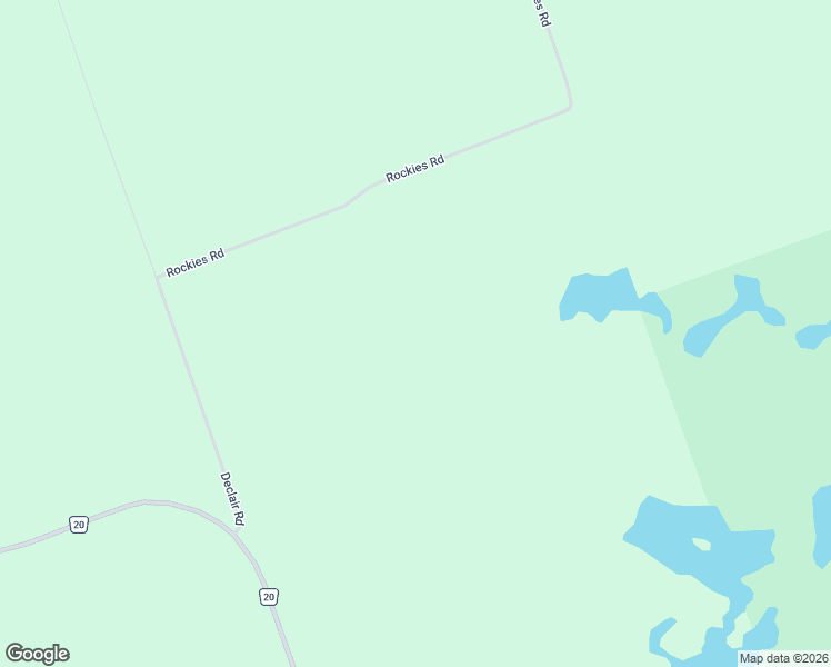 map of restaurants, bars, coffee shops, grocery stores, and more near Rockies Road in Madoc