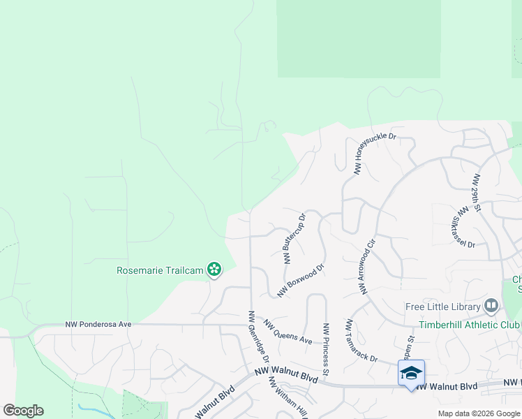 map of restaurants, bars, coffee shops, grocery stores, and more near 3495 Northwest Glenridge Drive in Corvallis