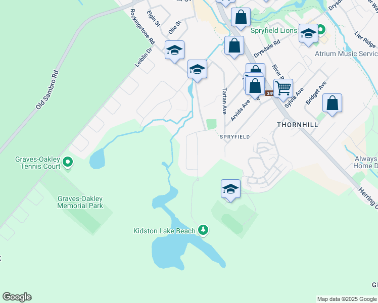 map of restaurants, bars, coffee shops, grocery stores, and more near 22 Feldspar Crescent in Halifax