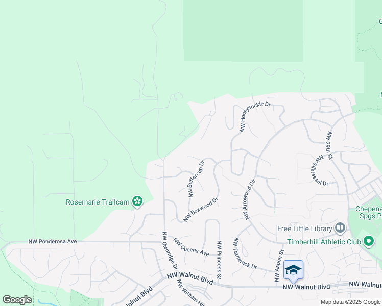map of restaurants, bars, coffee shops, grocery stores, and more near 4177 Northwest Widgeon Place in Corvallis