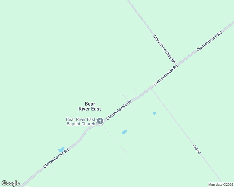 map of restaurants, bars, coffee shops, grocery stores, and more near 2793 Clementsvale Road in Bear River