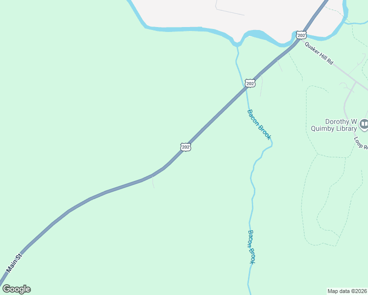 map of restaurants, bars, coffee shops, grocery stores, and more near 140 Main Street in Unity