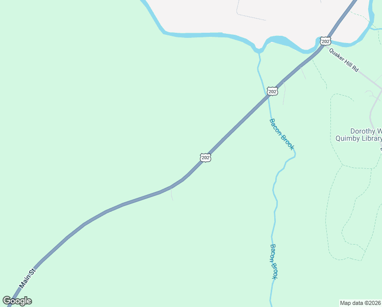 map of restaurants, bars, coffee shops, grocery stores, and more near 140 Main Street in Unity