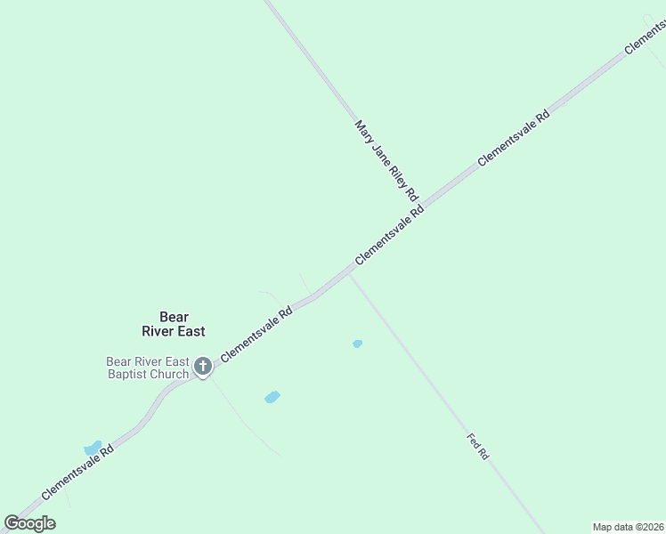 map of restaurants, bars, coffee shops, grocery stores, and more near 2853 Clementsvale Road in Bear River