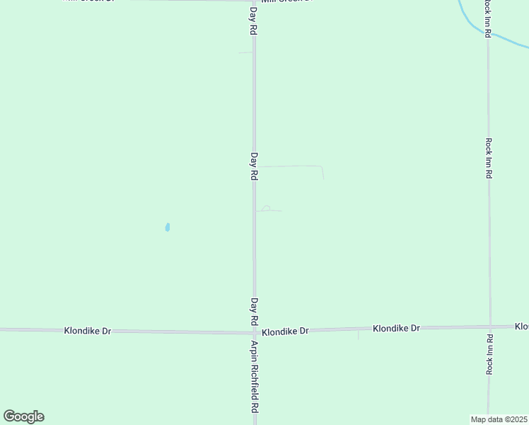 map of restaurants, bars, coffee shops, grocery stores, and more near 9846 Day Road in Arpin