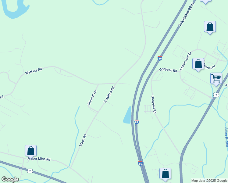 map of restaurants, bars, coffee shops, grocery stores, and more near 796 West Milton Road in Milton