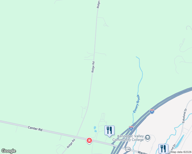 map of restaurants, bars, coffee shops, grocery stores, and more near 273 Ridge Road in Fairfield