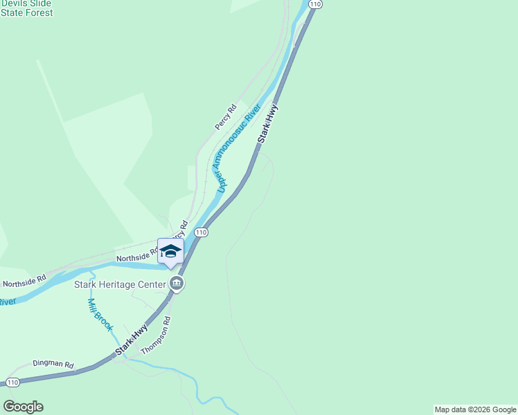 map of restaurants, bars, coffee shops, grocery stores, and more near 10 Millbrook Road in Stark