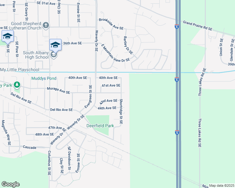 map of restaurants, bars, coffee shops, grocery stores, and more near 2970 Moraga Avenue Southeast in Albany