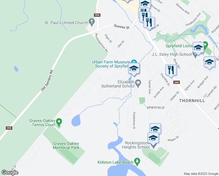 map of restaurants, bars, coffee shops, grocery stores, and more near 99 Beachstone Drive in Halifax