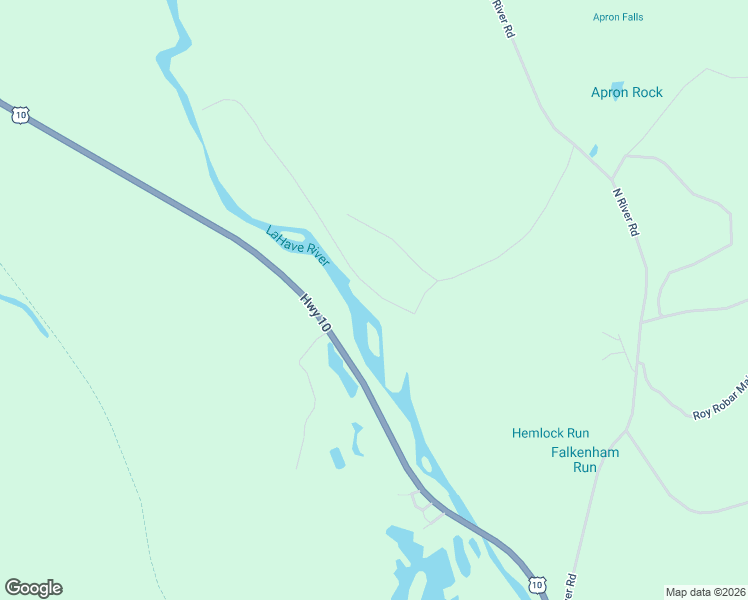 map of restaurants, bars, coffee shops, grocery stores, and more near 283 Brandy Lane in New Germany