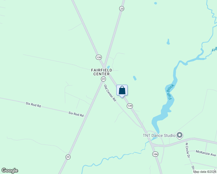 map of restaurants, bars, coffee shops, grocery stores, and more near 454 Old Center Road in Waterville