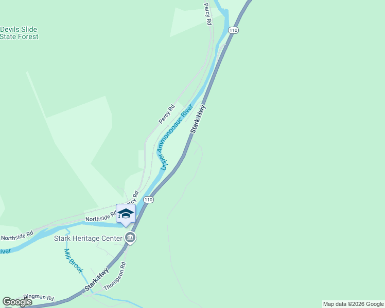 map of restaurants, bars, coffee shops, grocery stores, and more near 10 Millbrook Road in Stark