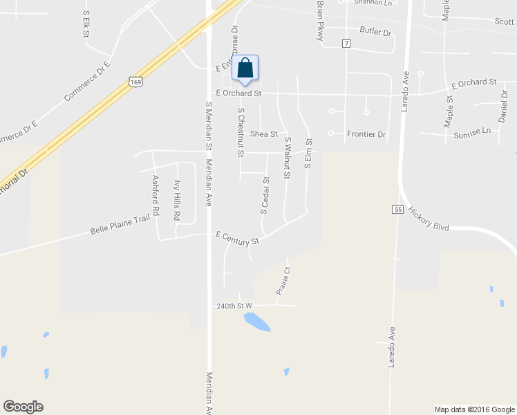 map of restaurants, bars, coffee shops, grocery stores, and more near 940 S Cedar St in Belle Plaine