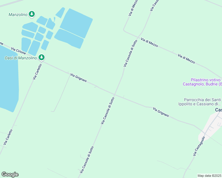 map of restaurants, bars, coffee shops, grocery stores, and more near 3 Via Grignani in Città Metropolitana di Bologna