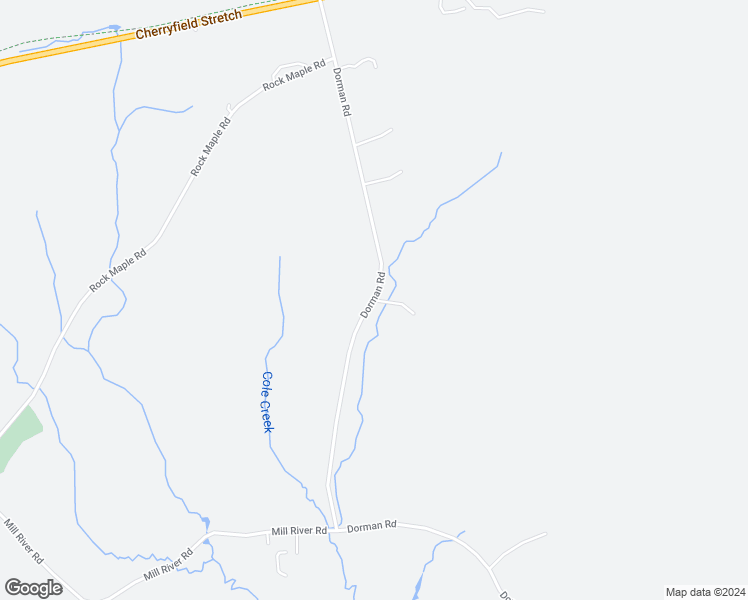 map of restaurants, bars, coffee shops, grocery stores, and more near Dorman Road in Harrington