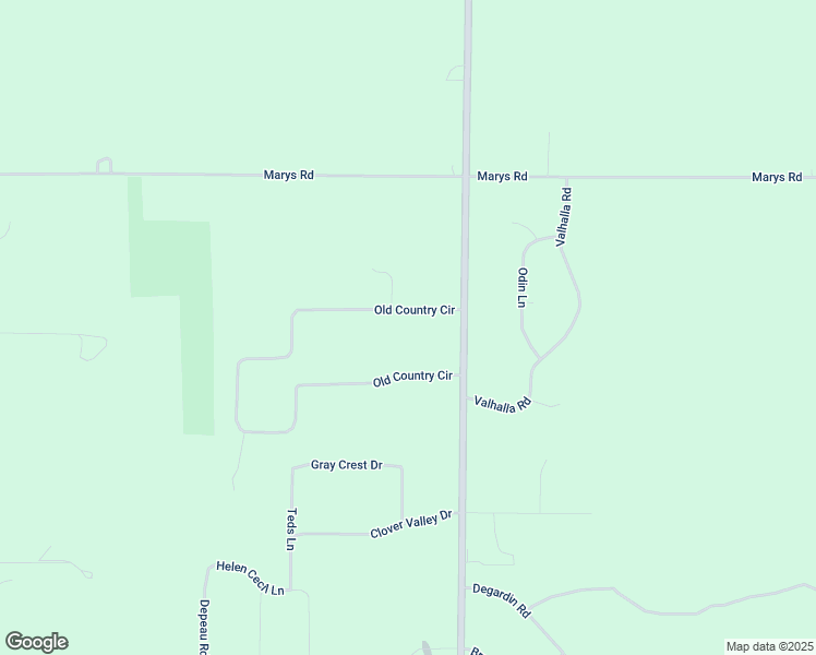 map of restaurants, bars, coffee shops, grocery stores, and more near 5865 Old Country Circle in New Franken