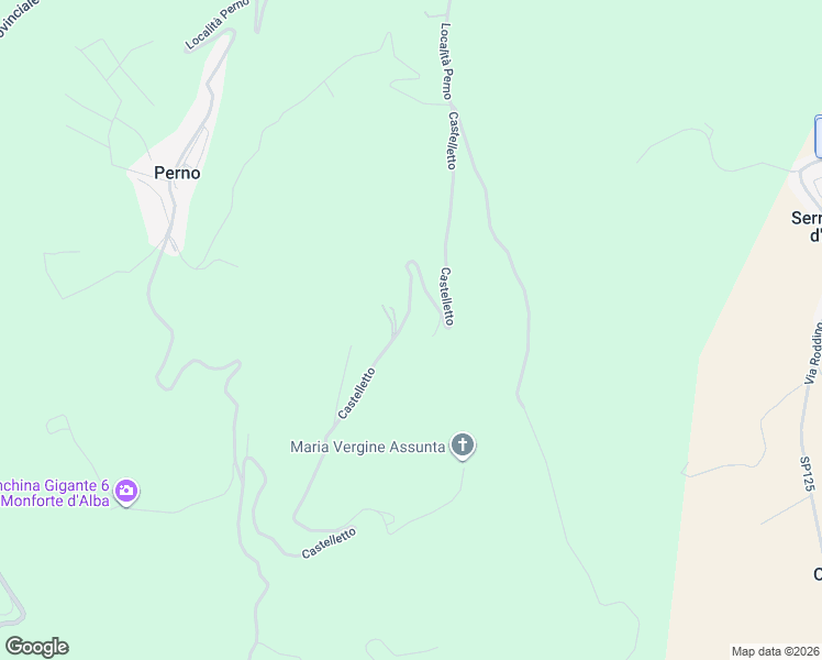 map of restaurants, bars, coffee shops, grocery stores, and more near 1 Castelletto in Provincia di Cuneo