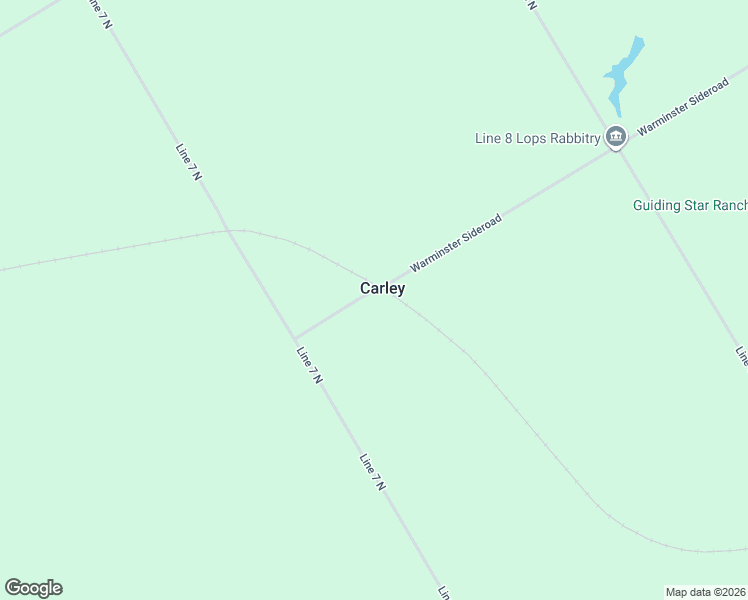 map of restaurants, bars, coffee shops, grocery stores, and more near 85 Warminster Sideroad in Coldwater